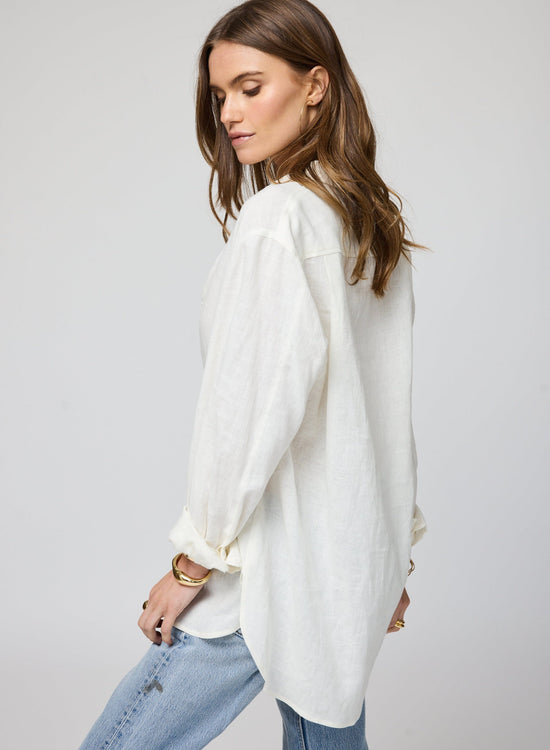 The Linen Voile Favorite Shirt - White