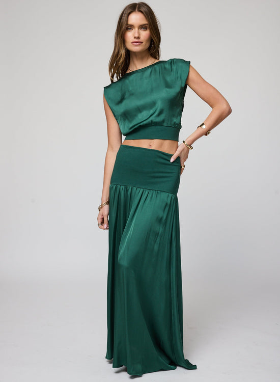 The Blake Maxi Skirt - Jade