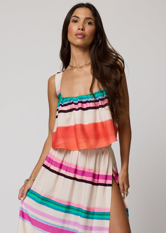 The Carrie Top - Bradshaw Stripe
