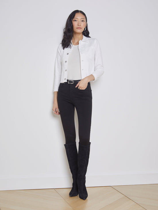Janelle Denim Jacket - Blanc