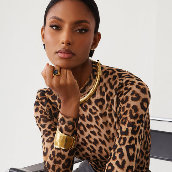 Christy Collar Necklace - Gold