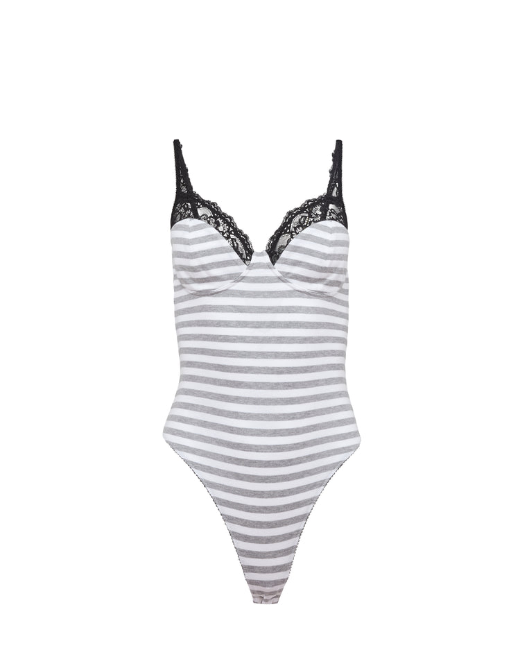Stone Stripe w/ black trim