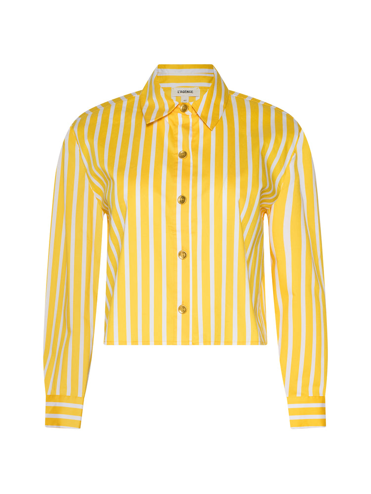 COSETTE CROP HI LOW SHIRT