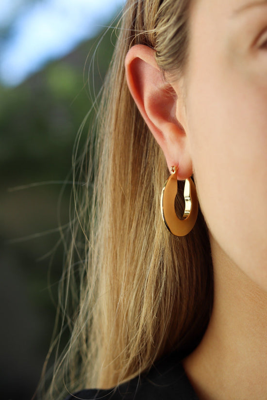 Cleo Hoops - Gold