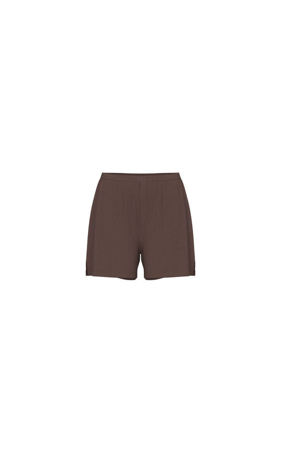 Vitality Float Rib Boxer Short - Cocoa