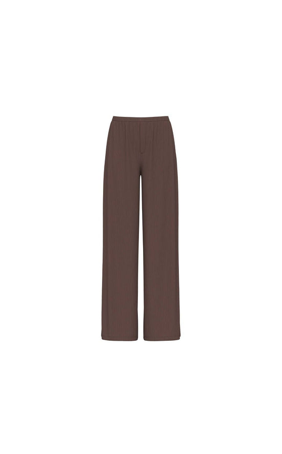 Vitality Float Rib Boxer Pant - Cocoa