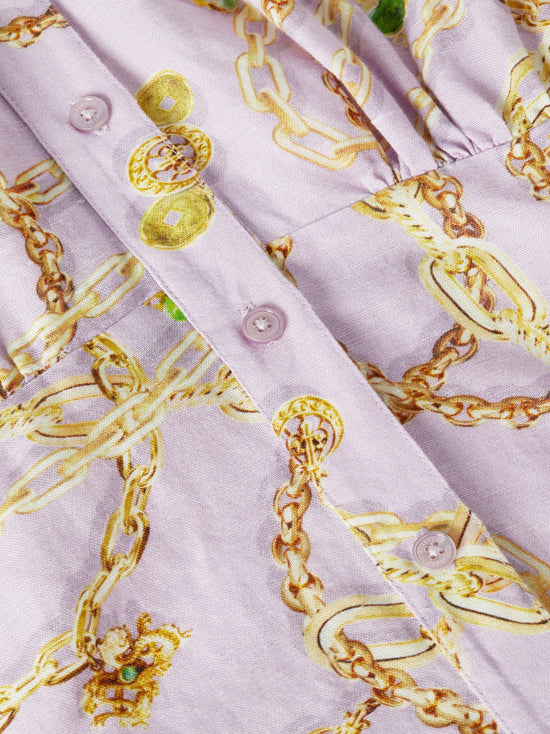 Demie Linen-Blend Shirt Dress