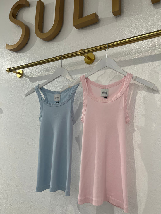 Jamie Rib Tank - Powder Pink