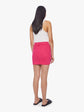 High Waisted Smokin Double Micro Skirt - Raspberry Sorbet