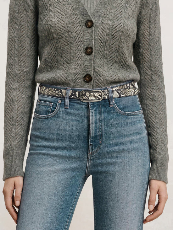 Snake-Embossed Loop Belt (PRE-SALE)