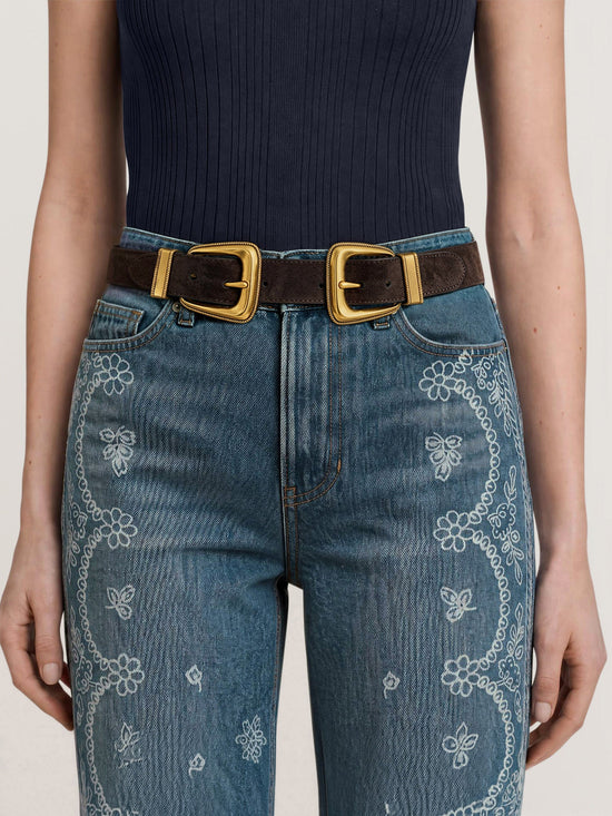 Double-Buckle Arch Waist Belt (PRE-SALE)