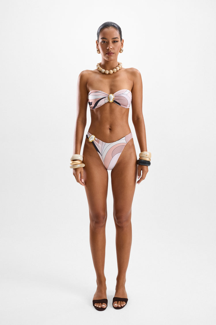 Coast Moonstone Bandeau Top - Mars Beige