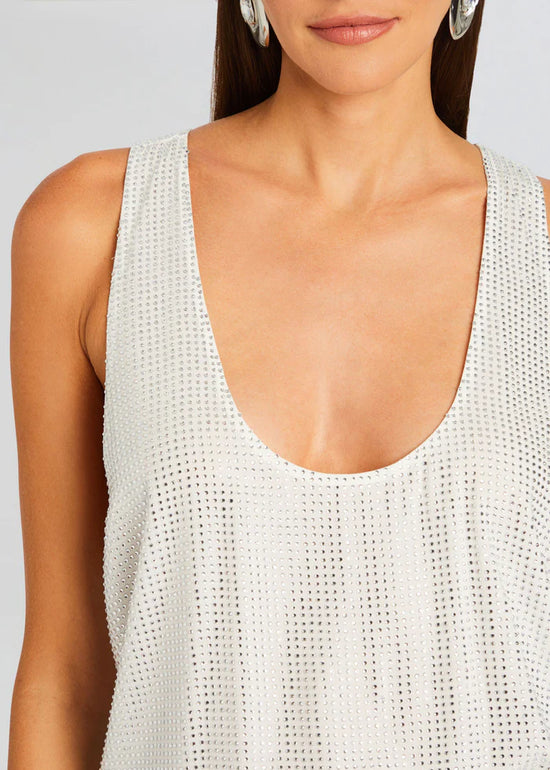 Whitney Embellished Top - White