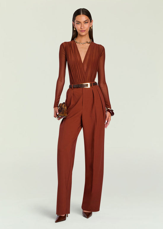 Agnes Mesh Bodysuit - Copper Clay (PRE-SALE)