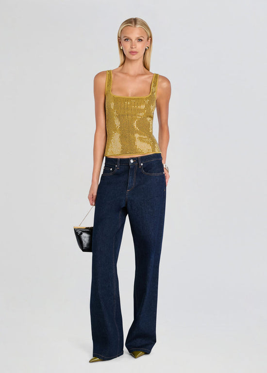 Marzia Embellished Top - Ochre (PRE-SALE)