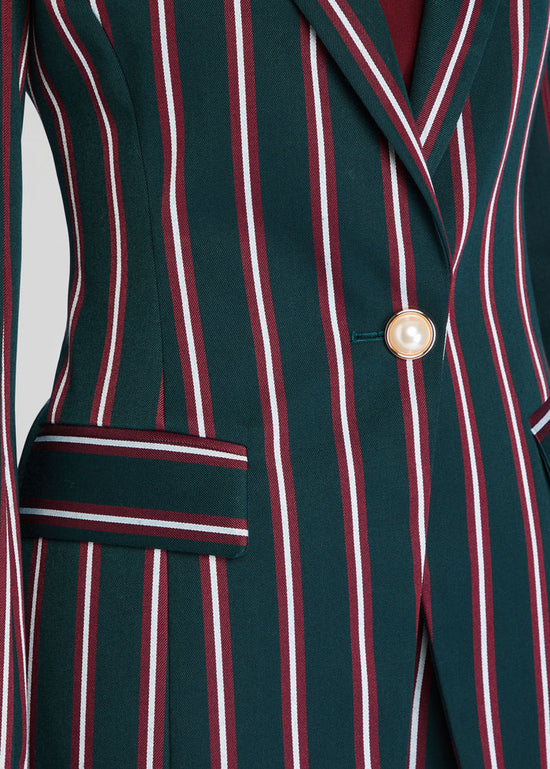 Muse Blazer - Emeraude Stripe (PRE-SALE)