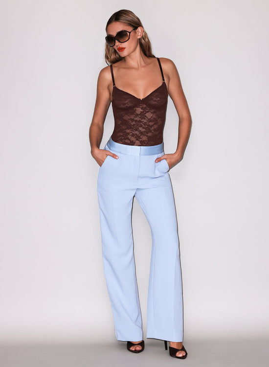 Le Stretch Lace Bodysuit - Cocoa Plum (PRE-SALE)