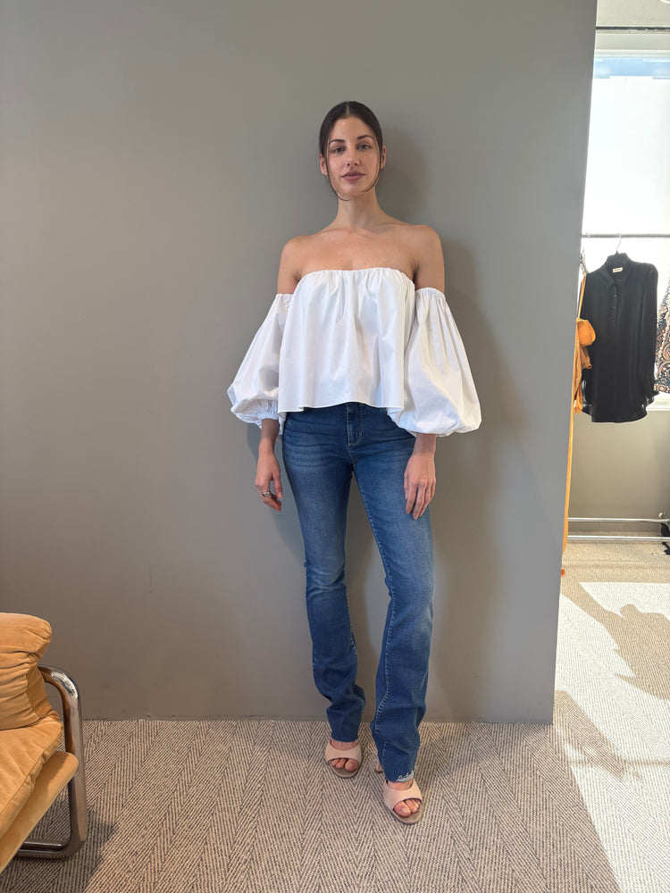 SARAI OFFSHLDR ETERNAL BRA TOP