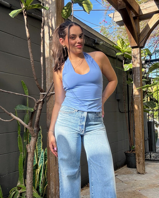 Urban Halter Top - Sky