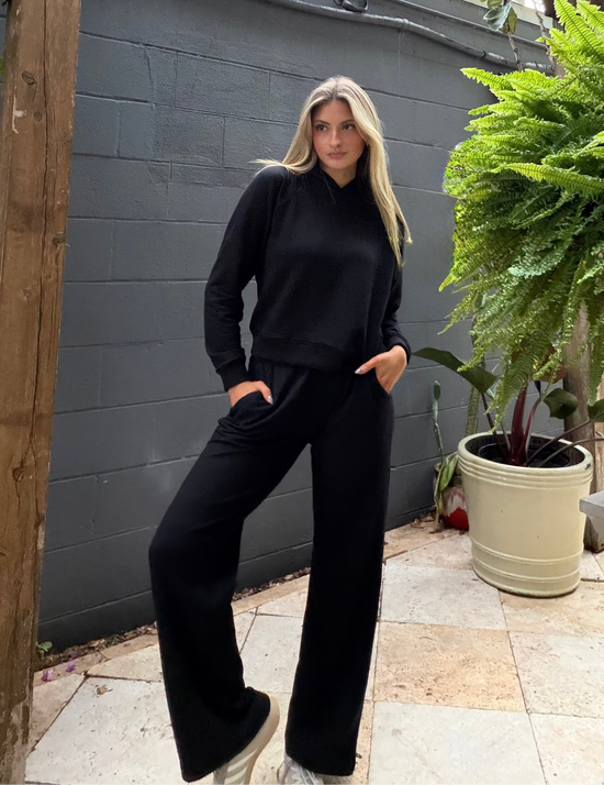 Paige Pullover Hoody - Black
