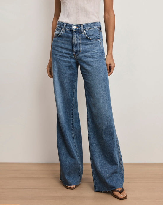 Kasey Wide-Leg Jean - Bright Lakeshore
