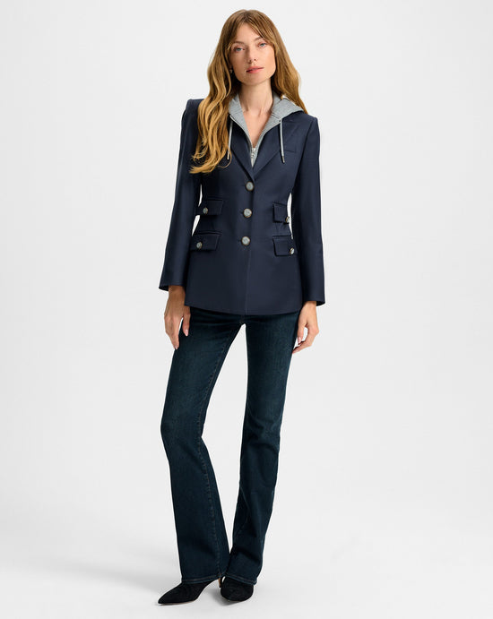 Lisa Kitten-Heel Bootie - Black