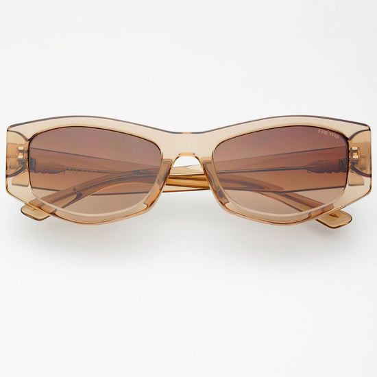 Jade Cat Eye Medium Sunglasses - Tan (PRE-SALE)