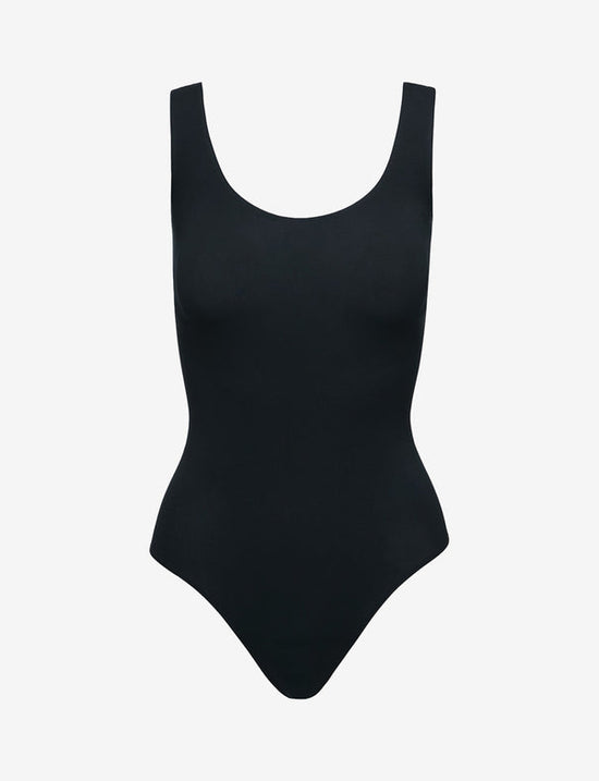 Ballet Tank Bodysuit - Black