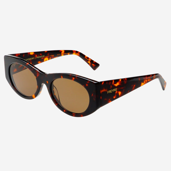 Layla Medium Oval Sunglasses - Brown Tortoise (PRE-SALE)