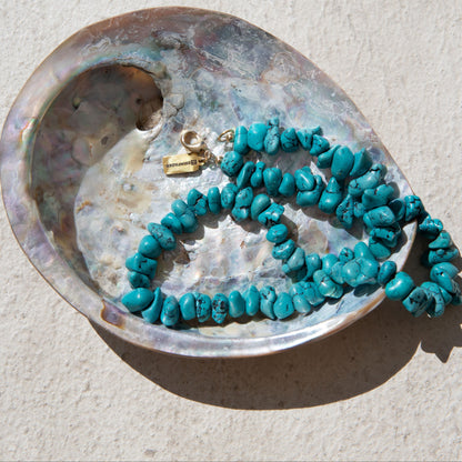 Vintage Turquoise Beaded Necklace