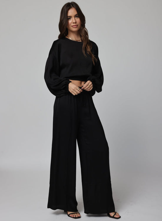 THE SILKY VENICE WIDE LEG PANT