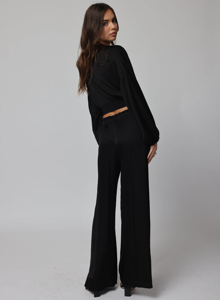 THE SILKY VENICE WIDE LEG PANT