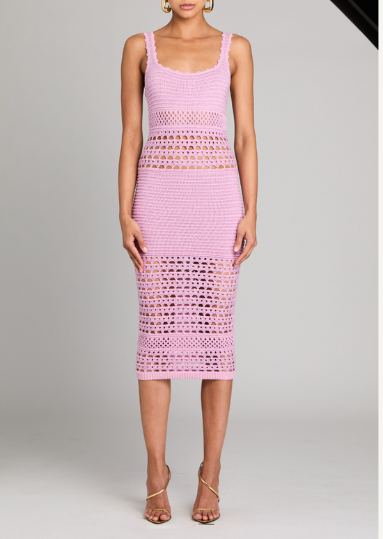 SS23-6476 - Avril Knit Crochet Dress