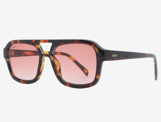 The Runway Sunglasses - Turtle Rose (PRE-SALE)