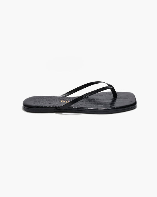Square Toe Lily - Sable Croc (PRE-SALE)