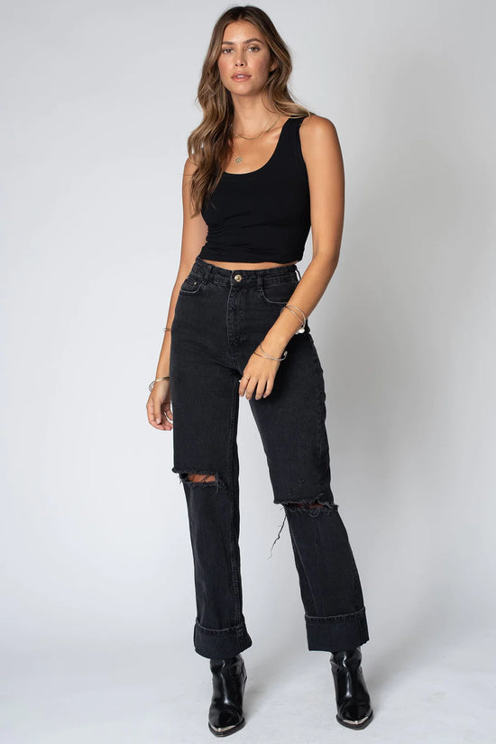 Crop Tank - Black