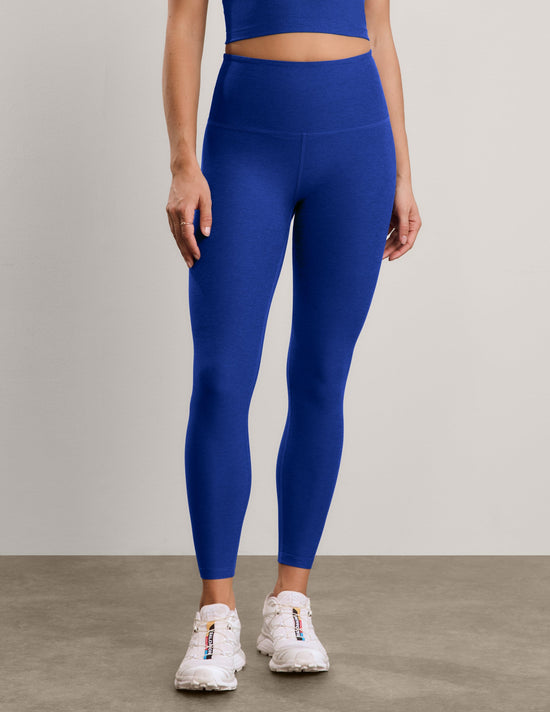 Spacedye Caught In The Midi HW Legging - Ultra Blue Heather (PRE-SALE)
