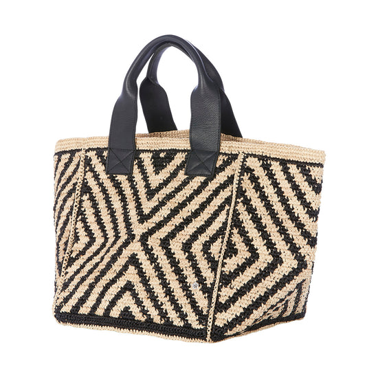 Siesta Key Raffia Tote Bag