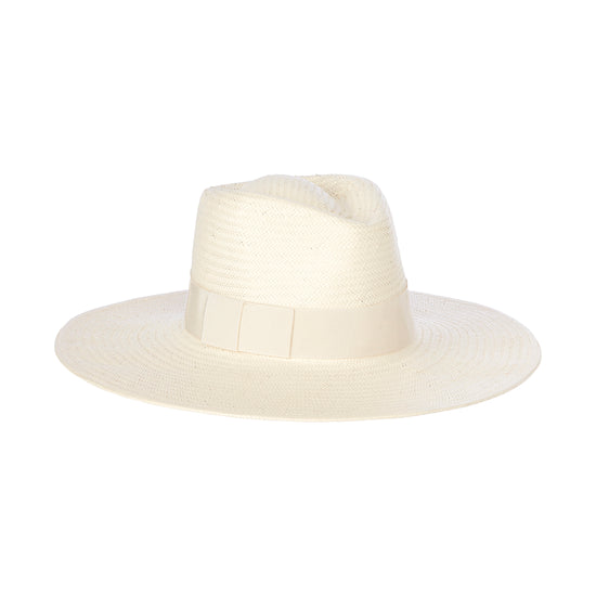 Nadine Straw Ribbon Rancher Hat
