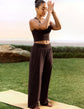 Glowzone Hybrid Straight Leg Pant 31" - Cocoa Plum (PRE-SALE)