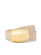 Milou Belt - Ivory Croc Embossed