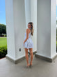 Poplin Halter Dress - East Hampton Stripe