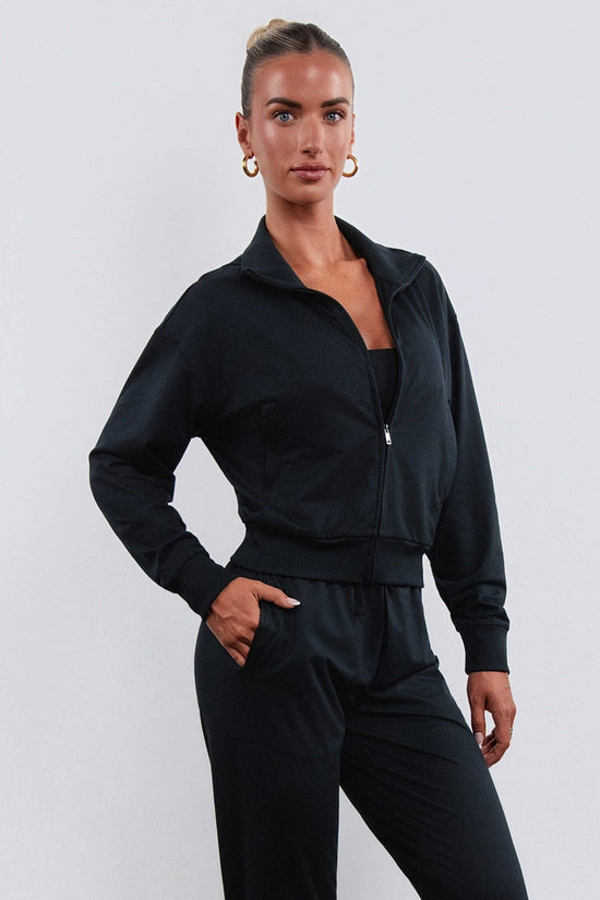 Vitality Marshmallow Zip Up Jacket - Midnight
