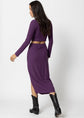 The Crossfire Skirt - Deep Purple