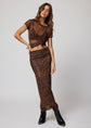 THE MESH FOLD DOWN MAXI SKIRT