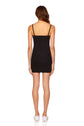 Rib String Dress 18" - Black