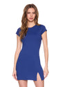 Micro Slit T Shirt Dress 17"