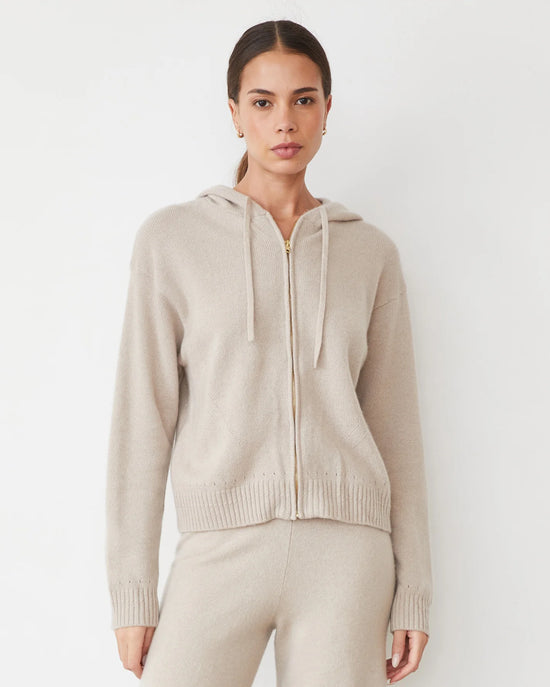 Cashmere Zip Up Hoody