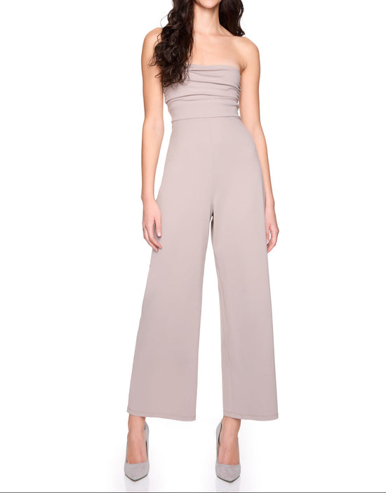 Tube Gathered Jumpsuit