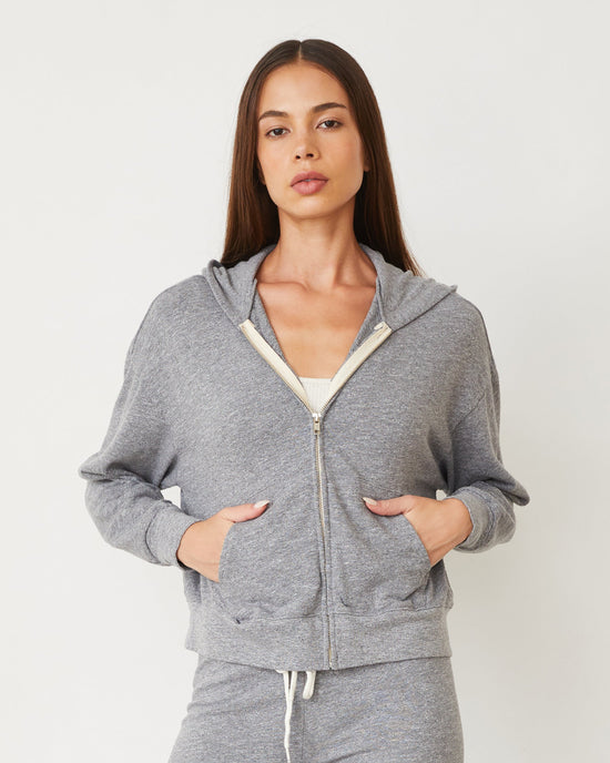 Original Fleece Zip Up Hoody - Granite (PRE-SALE)